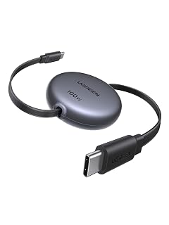 UGREEN 100W Nexode Retractable USB C Cable Type C Cord USB C Charger Cable for iPhone 17 16