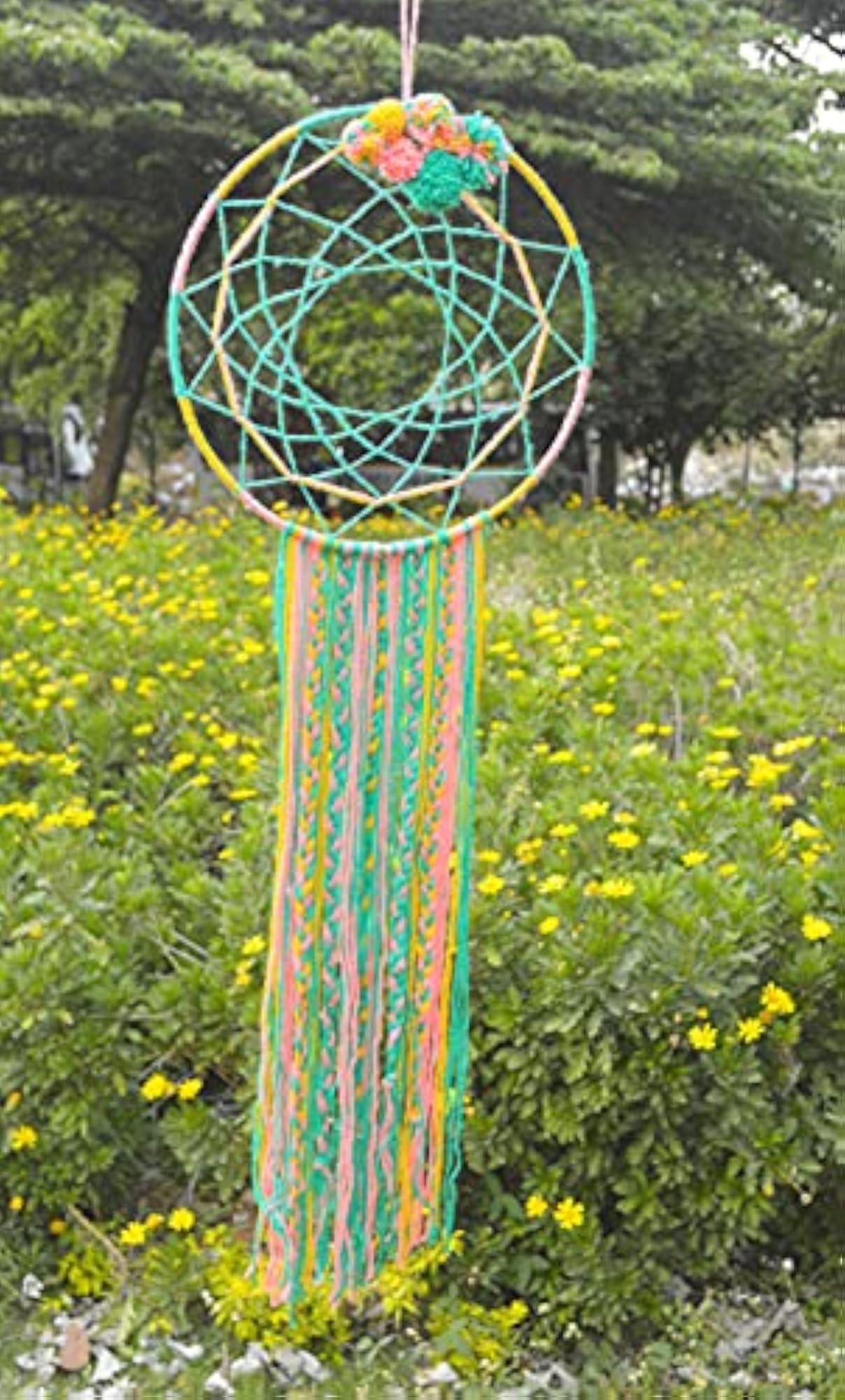 Handmade Dream Catcher Wall Hanging, Bohemian Decor Gift