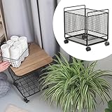 Zoom IMG-2 magideal carrello portabiancheria cesto con Zoom IMG-2 magideal carrello portabiancheria cesto con