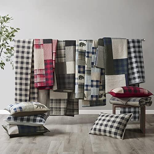 Woolrich Quilt Set Queen, Southwestern Aztec Bedding, Reversible Lightweight Bedspread, Oversized Rustic Cabin Quilt Set, Western Farmhouse Bedding with Matching Shams, Black by Woolrich John Rich & Bros. - Image 8