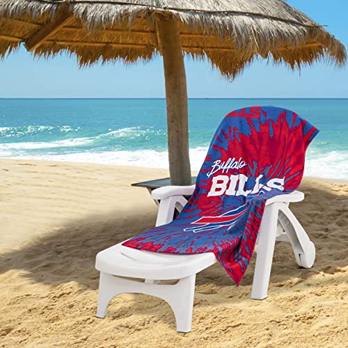 Image of Northwest NFL Buffalo Bills Unisex-Adult Beach Towel, 30 inch x 60 inch, Psychedelic