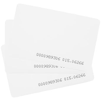 30 Pieces Fongwah 125KHz Proximity Card 0.8mm Thick Compatible with EM4100 for Access Control