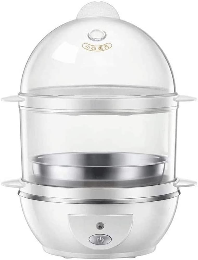 Egg Cooker 14 Eggs Capacity Electric Rapid Egg Maker Auto Off for Hard Boiled Eggs Poached Eggs Steamed Vegetables Seafood Dumplings Multifunctional Egg Cooker