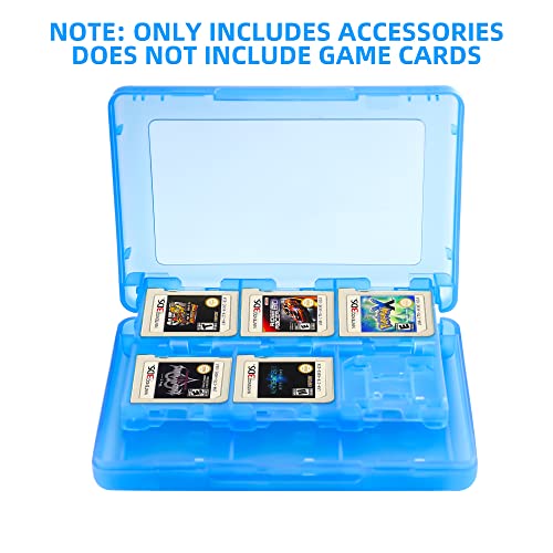 3Ds Game Holder Card Case, 28-In-1 Game Holder Card Case Compatible With Nintendo New 3Ds / New 3Ds Xl / 3Ds / 3Ds Xl / Dsi / Dsi Xl / Ds / New 2Ds /New 2Ds Xl / 2Ds/ 2Ds Xl Catridge Storage Box (Blue) #TOP6