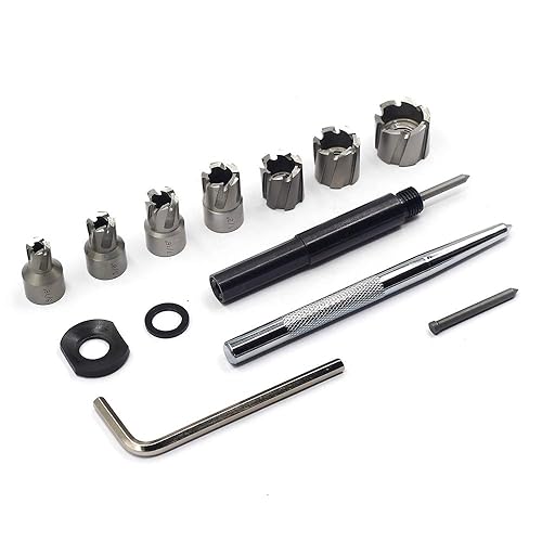 Miniatura 6 de Juego de cortadores de soldadura por puntos JESTUOUS 14 pulgadas de profundidad de corte con 516 pulgadas 38 pulgadas 716 pulgadas 12 pulgadas 916