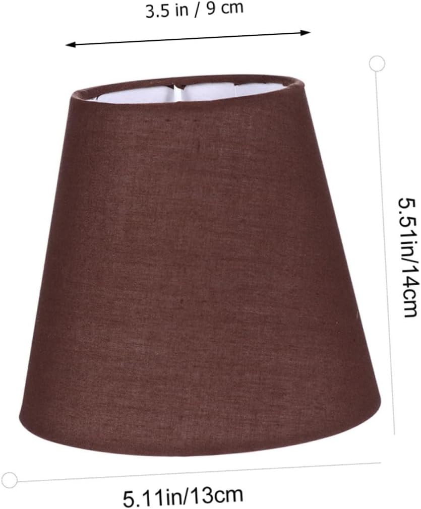 Levemolo 2pcs Desk Lamp Shade Vintage Fabric Lampshades for Living Room Replacement Lampshade
