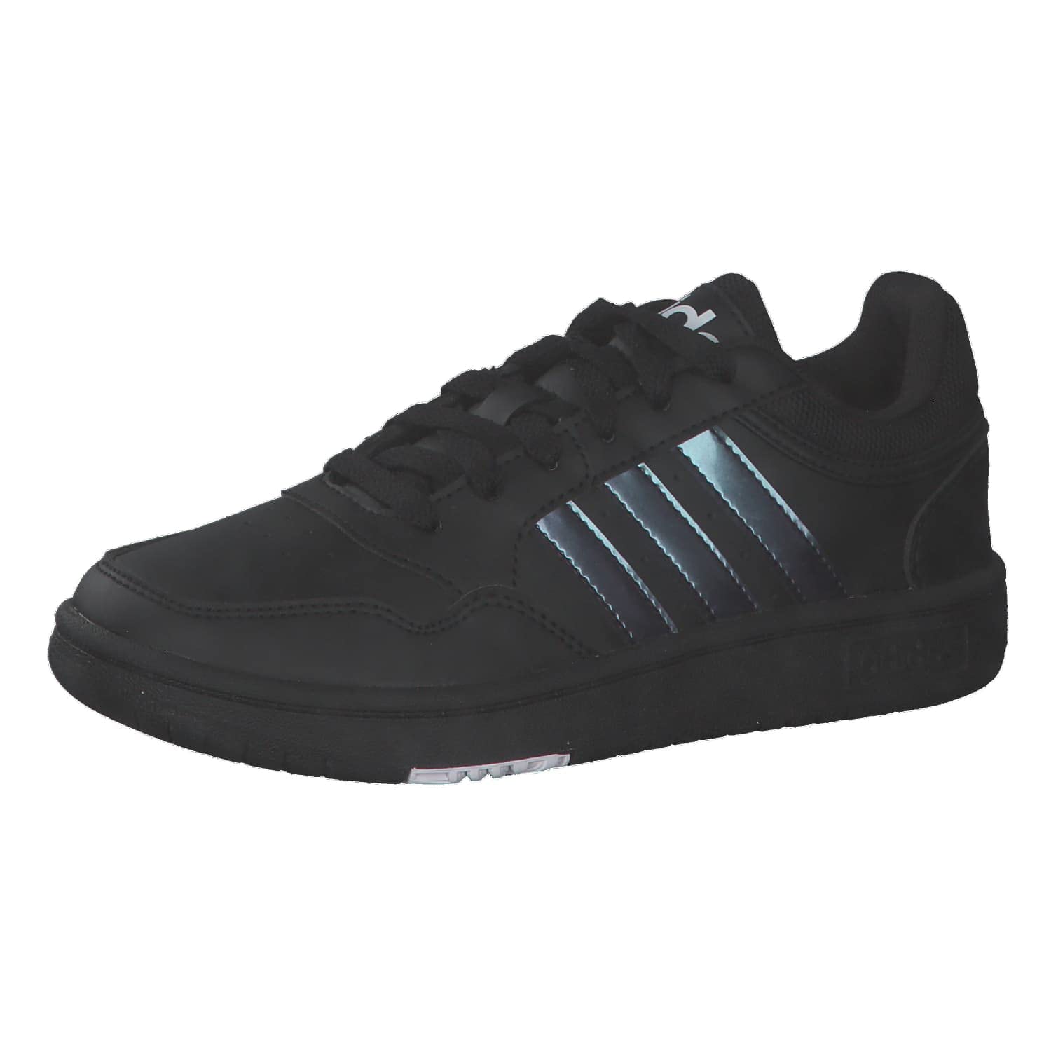 adidas Hoops Shoes, Zapatillas para Unisex niños, Core Black/Core Black/Cloud White, 38 EU