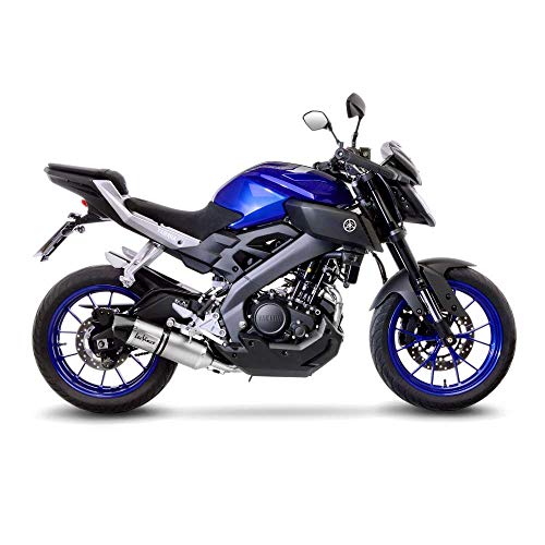 Leovince Sbk Lv One Evo 1/1 Yamaha Mt-125 / Yzf-R125 Inox With Catalyst