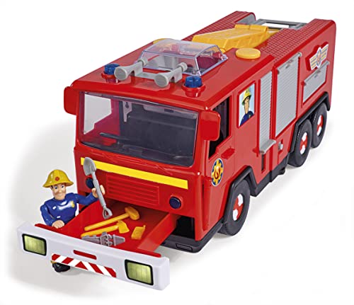 Simba - Feuerwehrmann Sam – Jupiter Truck Serie 13 – Figuren Sam + Radar inklusive – Sound- und Lichtfunktionen – viel Zubehör… – Ansicht 5