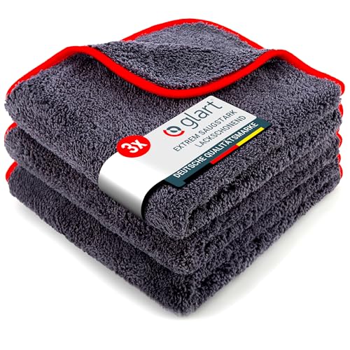 Glart 443TP 3 Super Absorbent Microfibre Thick Plush Cloths 40 x...