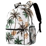 Laptop-Rucksack, Reisetasche, Motiv: Blumenstrauß exotischer tropischer Blumen, großes Fassungsvermögen und verstellbarer Riemen, Mehrfarbig 04, 29.4x20x40cm/11.5x8x16 in