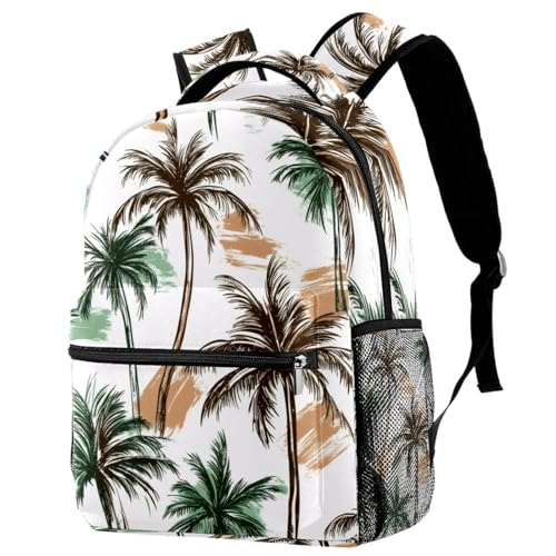 Laptop-Rucksack, Reisetasche, Motiv: Blumenstrauß exotischer tropischer Blumen, großes Fassungsvermögen und verstellbarer Riemen, Mehrfarbig 04, 29.4x20x40cm/11.5x8x16 in