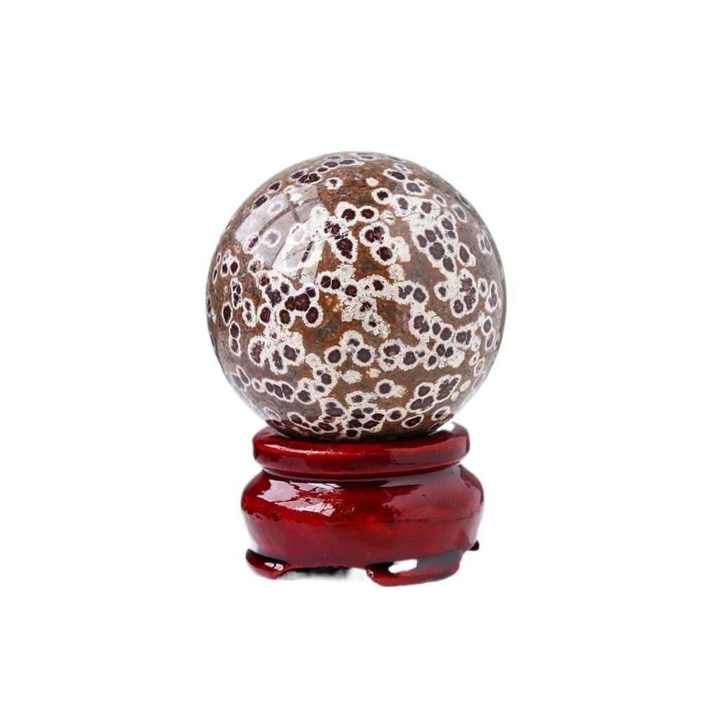 Esfera de cristal huevas de pescado gema natural decoración hogar de 4-5cm