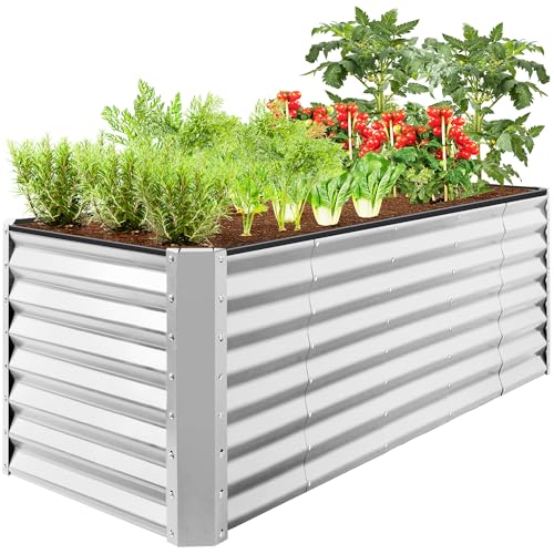 Best Choice 8x2x2ft Raised Outdoor Metal Garden Bed