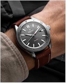 Alpina Relógio masculino Alpiner Swiss Automatic de aço inoxidável