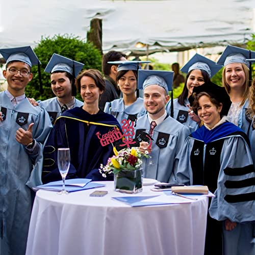 Yujun 24Pcs 2023 Red Graduation Party Centerpiece For Tables Sticks,2023 Congrats Grad Table Toppers For 2023 Graduation Party Table Decoration (Red) #TOP6