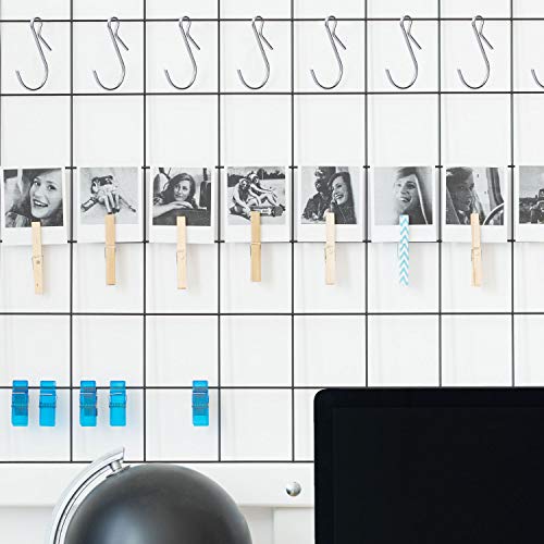 Toodoo Hanging Hooks S Shaped Metal Hooks Clip Hangers With Storage Box For Bathroom Bedroom Office (20) #TOP2