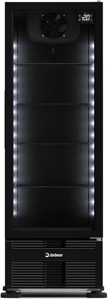 Cervejeira Imbera 393 Litros Porta De Vidro Full Black Ccv290-220v
