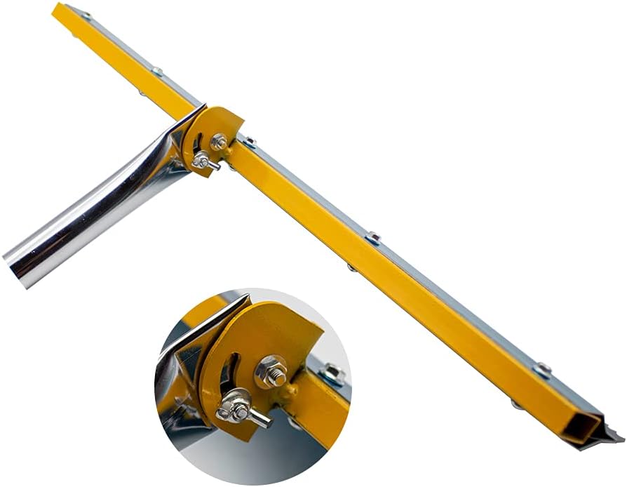 Stainless Steel Notched Squeegee Epoxy Cement Painting Coating Self Leveling Flooring Gear Rake Construction Hand Tools (5MM)