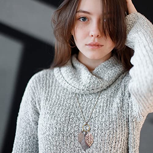 Jstyle 6Pcs Handmade Women Long Necklaces Jewelry Black Sandalwood Vintage Statement Necklace For Women B #TOP3