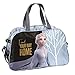 Produktbild Ragusa-Trade Disney Frozen - Die Eiskönigin Anna und ELSA (DOI), Sporttasche Reisetasche für Mädchen, blau/schwarz, 40 x 25 x 16 cm