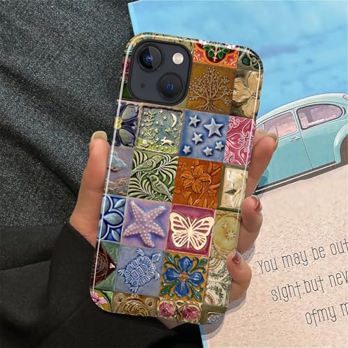 Coque iPhone 13 anti-rayures et antichoc hybride double protection fleurs