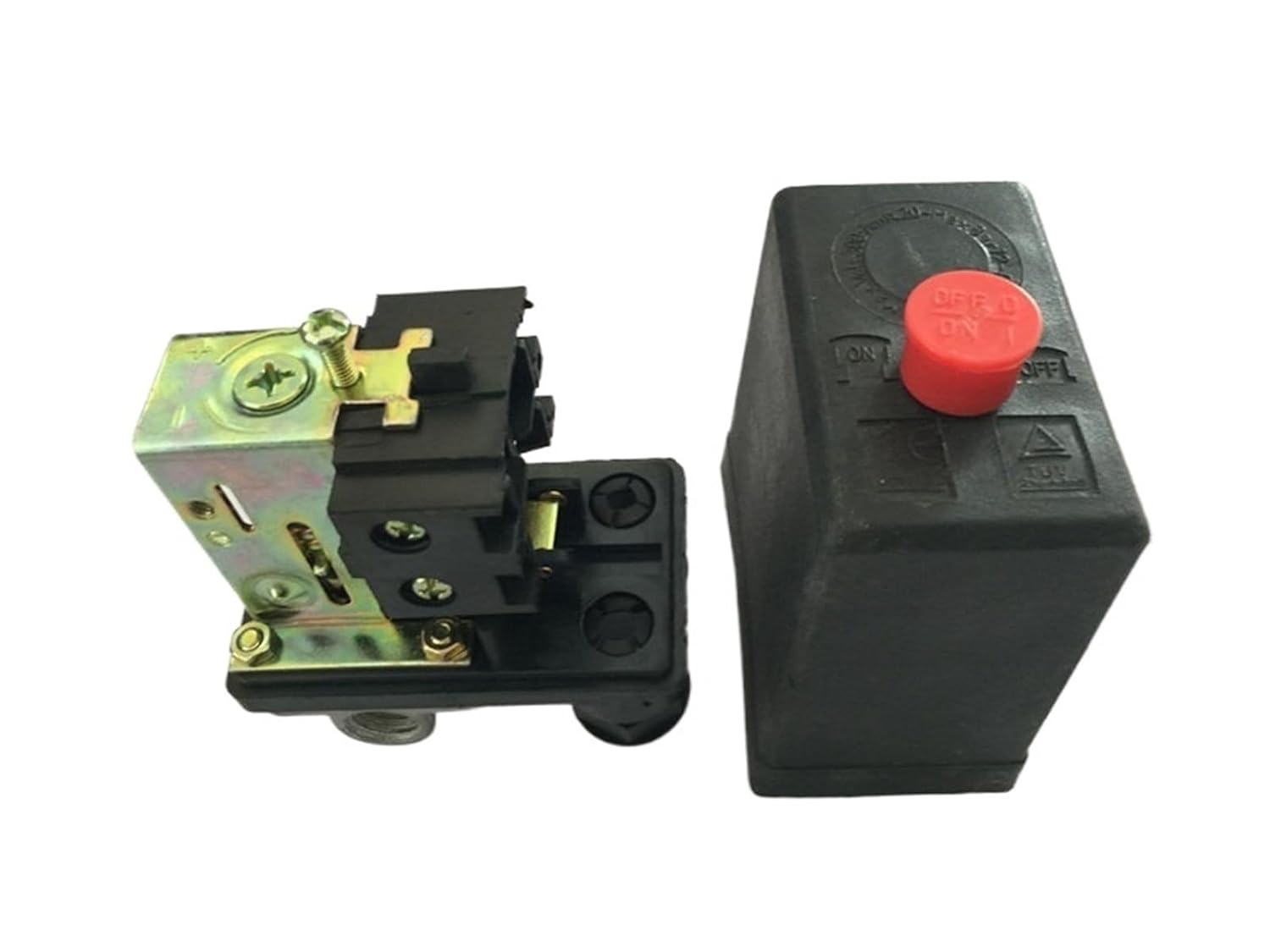 1pcs 4 Ports Duty Air Compressor Pressure Control Switch Valve 90-120PSI 12