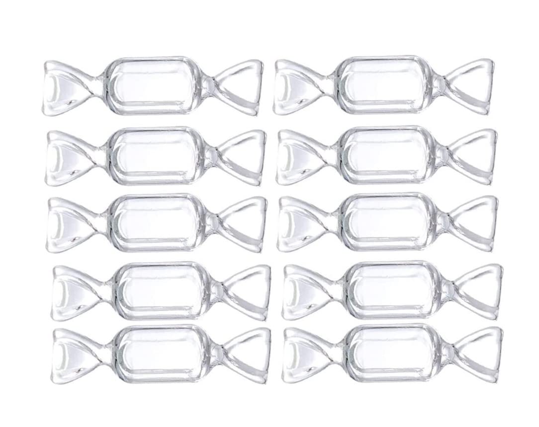 Organizer na Biżuterię 10 Sztuk W Kształcie Cukierków Przezroczysty Plastikowy Futerał Na Biżuterię Podróżna Organizer Pojemniki Dla Kobiet Dziewczyn Prezent Etui do Przechowywania