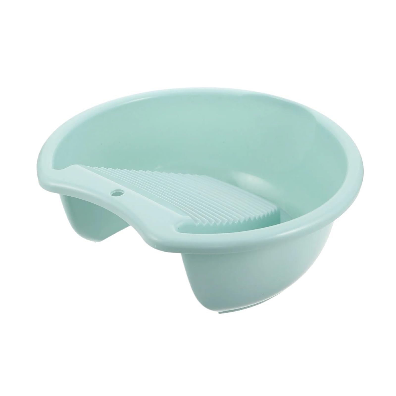 Antislip Washboard Basin Washboard Basin for Hand Washing 14.5x13.4x5.3in Thickened Plastic Laundry Tub Integrated Scrubbing Board Non-Slip Dorm Travel
