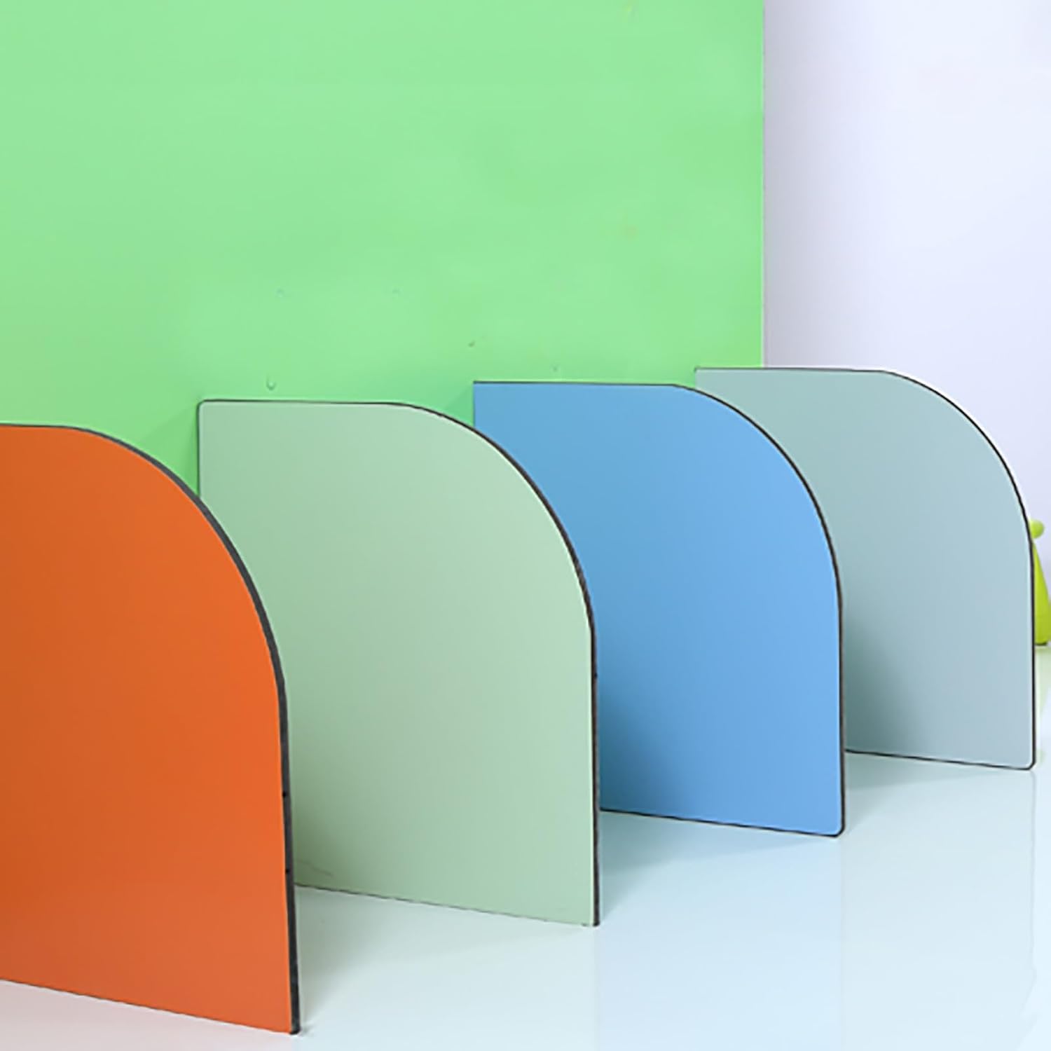 Urinal Screen Toilet Partition, Men Urinal Divider Partition Urinal Privacy Screens Urinal Divider, Schools/Shopping Malls Urinal Partition Divider Screen (Color : Blue, Size : 4Pcs)