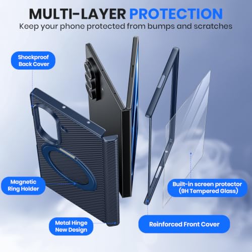 Hoerrye for Samsung Galaxy Z Fold 8 Ultra Case - Magnetic 360° Ring Stand by Hoerrye - Used condition - Image 5