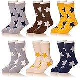 Kids Boy Girls Fuzzy Slipper Socks Toddlers Microfiber Cute Cozy Fluffy Thick Soft Warm Winter...