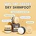 I DEW CARE Biotin Clarifying Dry Shampoo - Tap Secret Original | Strengthening & Volumizing, Powder Type, Refillable, Travel size, Non-aerosol, Korean Ginseng, Mother's Day, 0.24 Oz