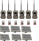 Cuddeback Cuddelink 6 Long Range IR Cameras L Series 6 Solar Power Bank Models PW-3600 6 16GB SD Cards 1 Hat New