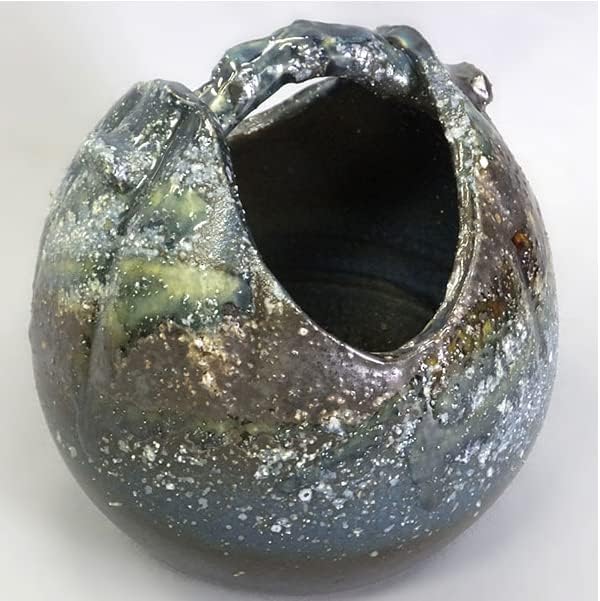 Shigaraki Pottery Authentic Japanese Ceramic Flower Vase Kado Ikebana A024-06 Made in Japan