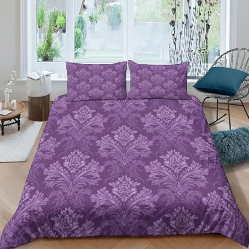 Housse de couette légère violette grand confort pour lit douillet - 4