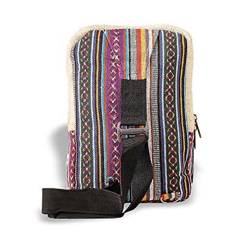 hemp sling backpack