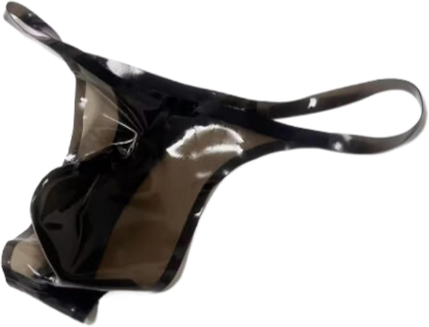 Sexy Men Latex Briefs Rubber T-back Male Thong Lingerie