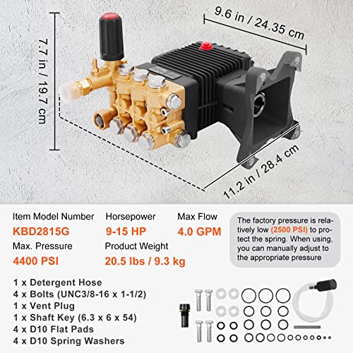 Vevor HZQZB-1INCH Pressure Washer Pump thumb #6