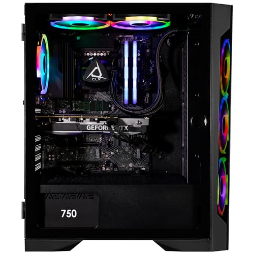 CLX Gaming PC - Intel Core i9 14900KF 3.2GHz, GeForce RTX 4070 Super, 1TB NVMe M.2 SSD, 4TB HDD, 32GB DDR5 RGB Memory, 360mm AIO, WiFi, Windows 11 Home, Black - Image 3