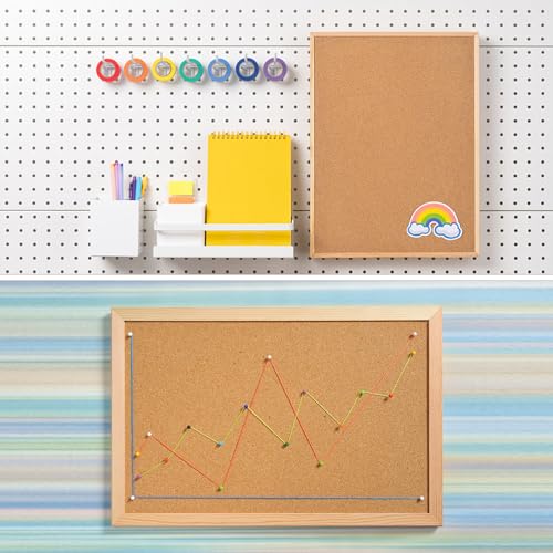 6 Korkbretter, Selbstklebende Korkplatten, Untersetzer Zum Selbermachen, Wanddekoration, Quadratische Selbstklebende Korkrückseitenbretter, Korkmatten