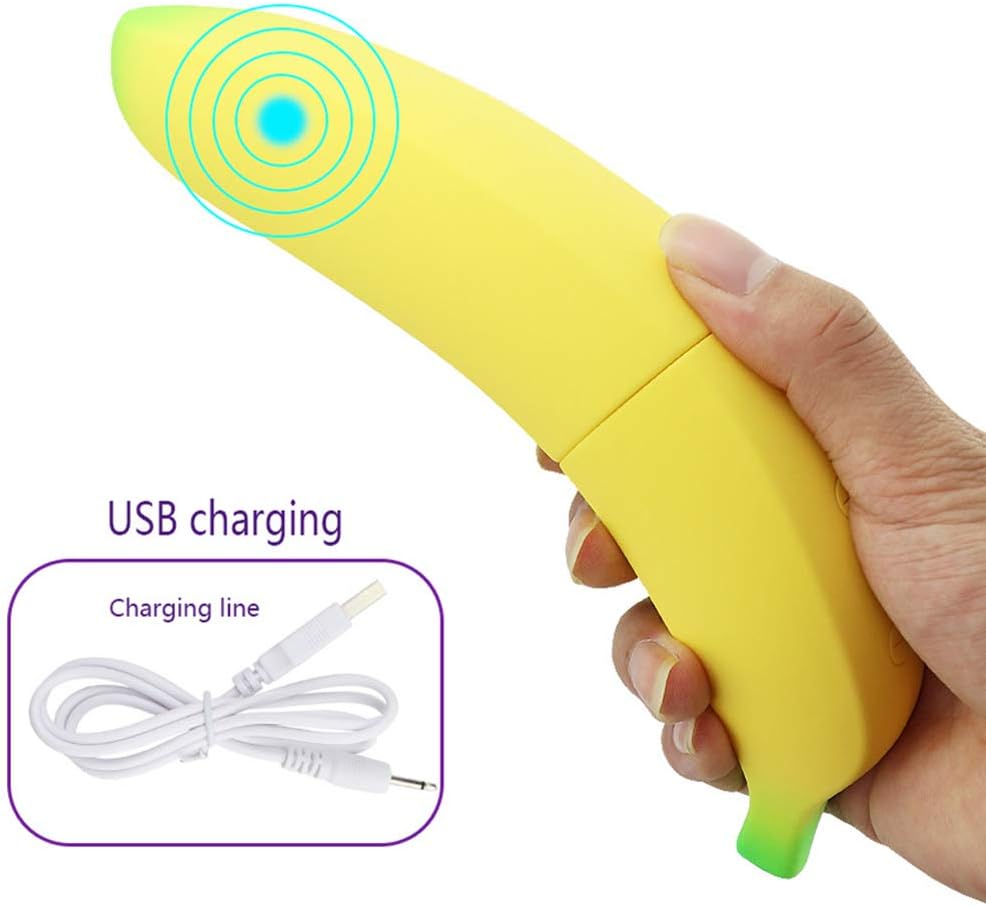 Palo de masaje de punto G, vibrador de plátano de simulación ...