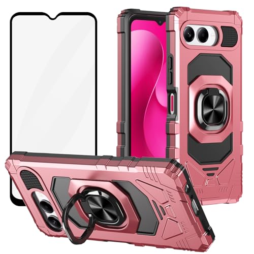 Coque T-Mobile REVVL 8 5G robuste résistante aux chocs avec protection écran