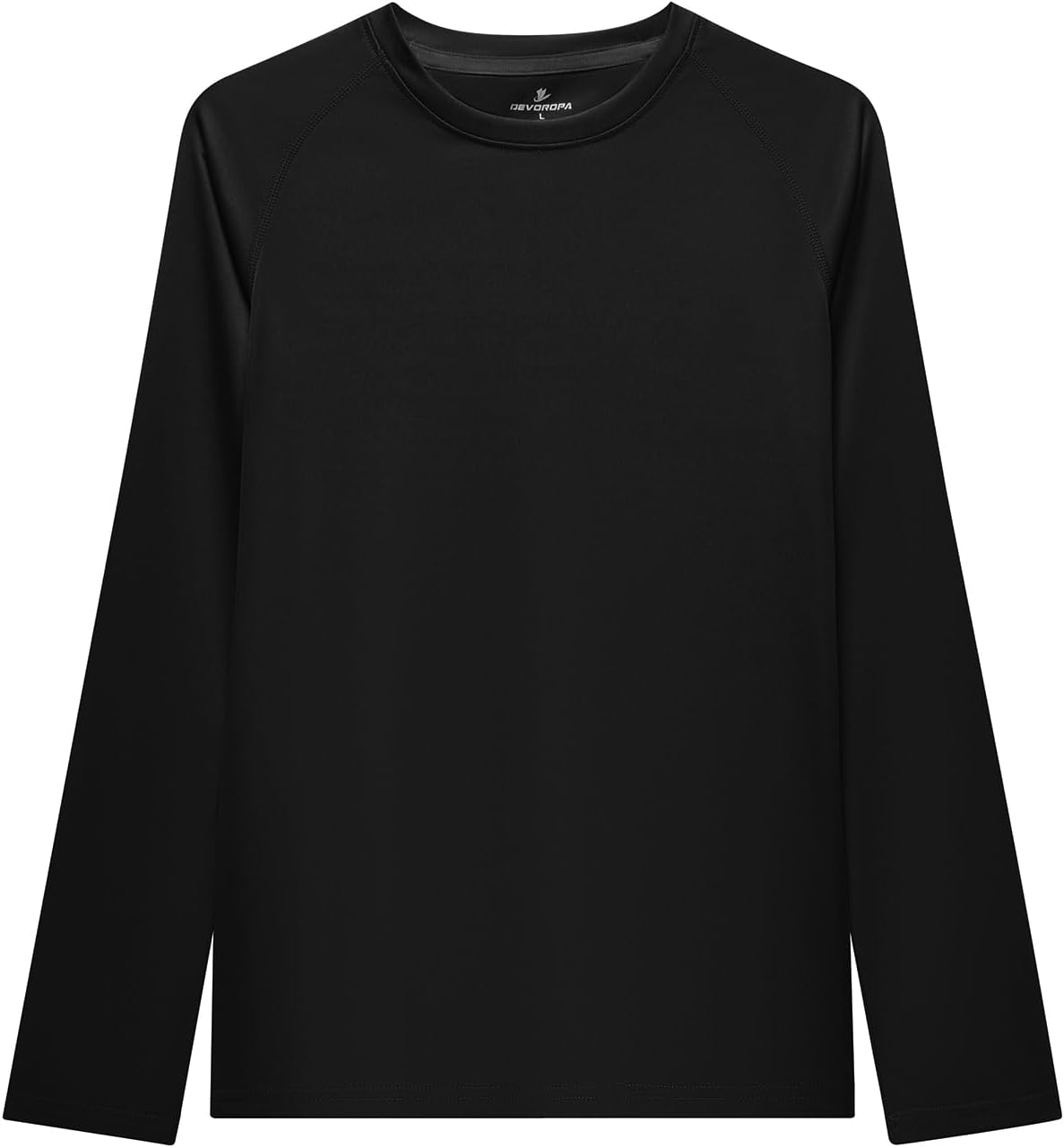 DEVOROPA Boys UPF 50+ Rash Guard Swim Shirt Long Sleeve Quick Dry Lightweight Kids Youth Sun Protection Surfing Fishing Shirt