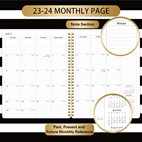 Planner 2023-2024 - Jul. 2023 - Jun. 2024, 2023-2024 Planner With Tabs, Academic Planner 2023-2024, 2023-2024 Academic Planner Weekly & Monthly, 8" X 10", Holidays + Thick Paper + Twin-Wire Binding #TOP3