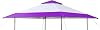 Replacement Top Fit for Ozark Trail Part Number WMT-1313114N Instant Outdoor Canopy Frame, Canopy Cover ONLY, (White/Purple)