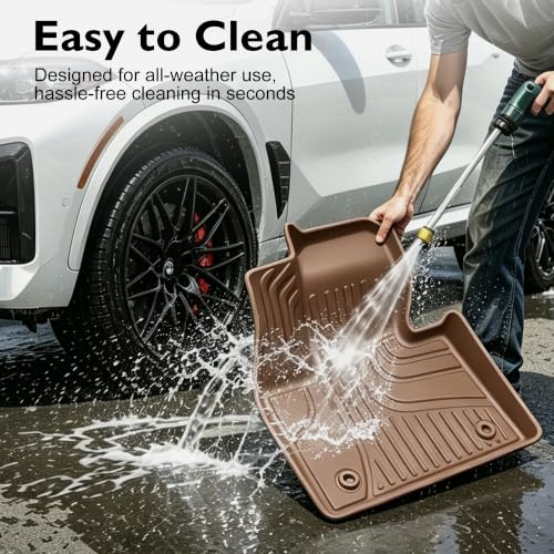 AOMSAZTO Brown Floor Mats for BMW X5 2019-2026 (G05) by AOMSAZTO - Used condition - Image 9