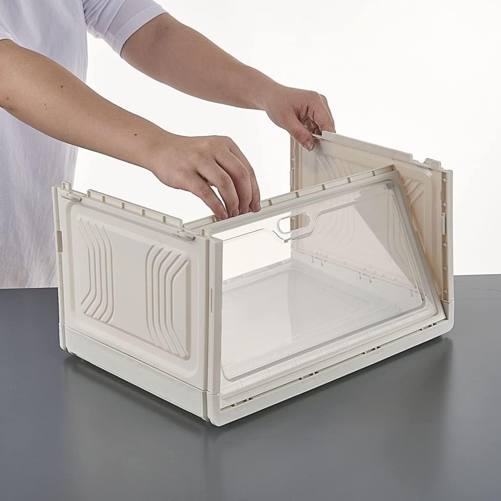 Shoe Box Drawer Dormitory Shoe Organizer Shoe Cabinet Folding Space Saving Shoe Cabinet(E)