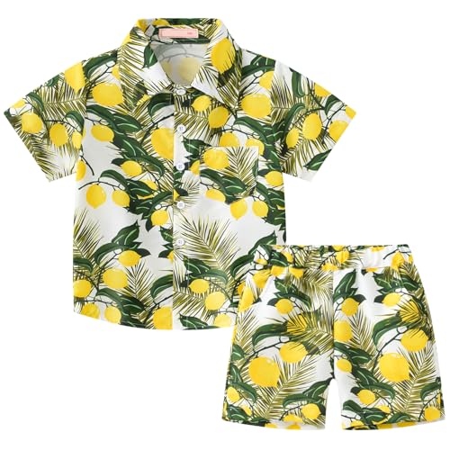 Ensemble hawaïen garçon parfait pour les vacances d'été et jeux de plage