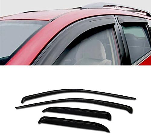for 02-08 Dodge Ram 1500 Quad (Crew) Cab Models, for 03-09 Dodge Ram 2500/3500 Quad (Crew) Cab Models Sun/RAIN/Wind Guard Smoke Vent Shade Deflector Window Visor 4PCs